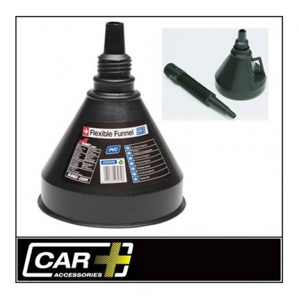 Embudo emergencia con filtro y tubo flexible