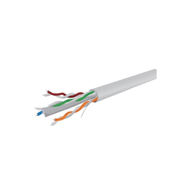 Gembird bobina rj45 ct6 utp rigido 100 metros